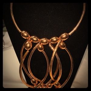 Copper tone Designer necklace by Fort Smith.